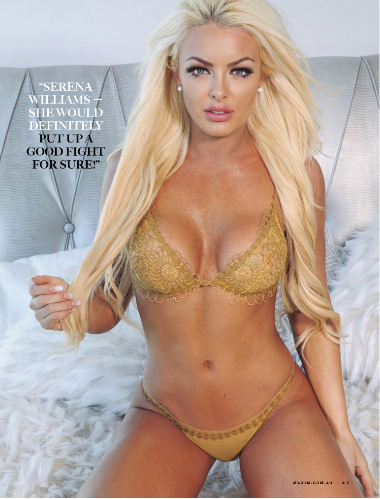 Mandy Rose – Maxim Australia Magazine Sexy Lingerie Photoshoot October 2019