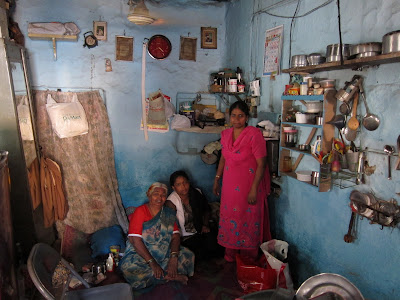 Pune India typical small home Muslim family