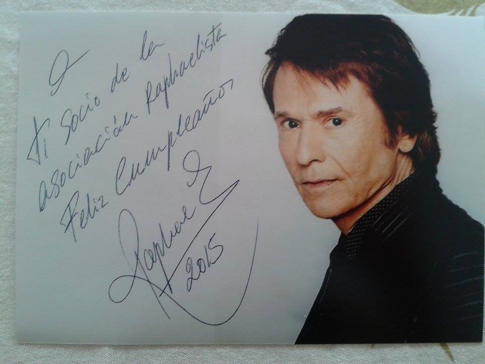 Gracias Raphael y Asociación Raphaelista