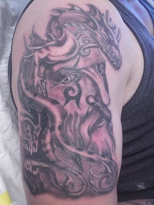 Art Shoulder Viking Tattoo 5