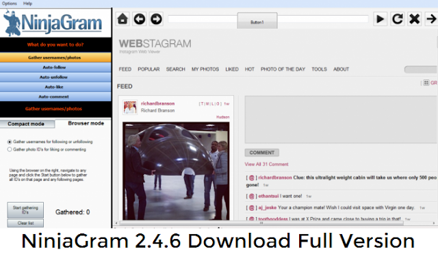 NinjaGram 2.4.6 Download Full Version