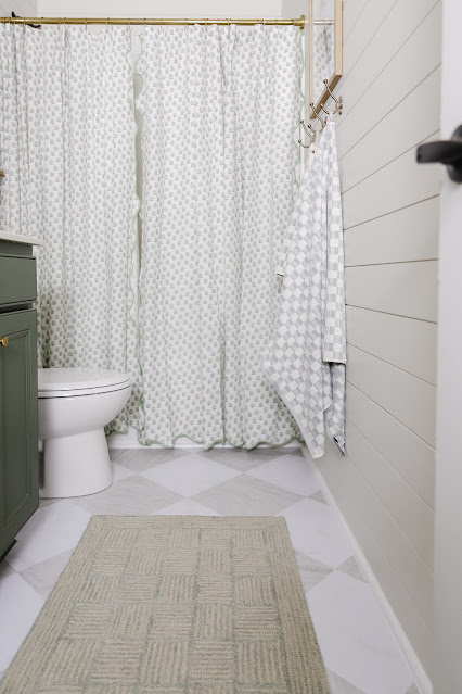 A Quick and Easy Bathroom Update with Peel and Stick Tile