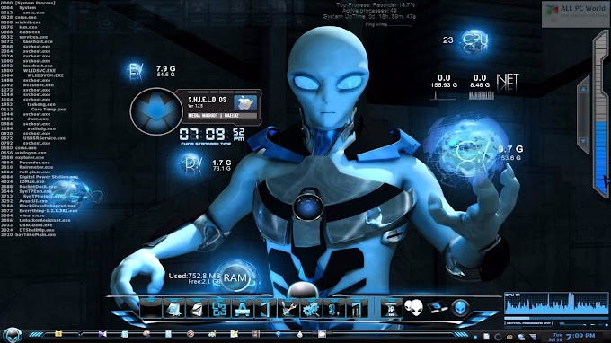 ดาวน์โหลด Windows 7 Alienware Blue Edition DVD ISO ฟรี