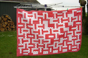Quilt voor kleindochter Famke, verjaardag 18-7-2011, 7 jaar.