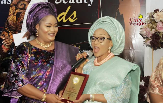 Lagos Celebrity Lady, Olori Funmilayo Ope Honoured At 2021 CityPeople Fashion Awards