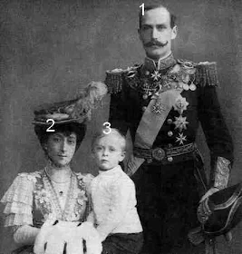 Kong Haakon VII-Dronning Maud-Kong Olav V