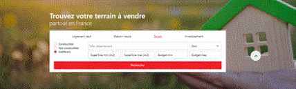 Rubrique Trouvez votre terrain à vendre sur Paruvendu