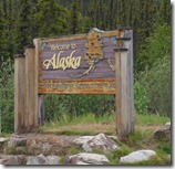 Alaska Border Sign