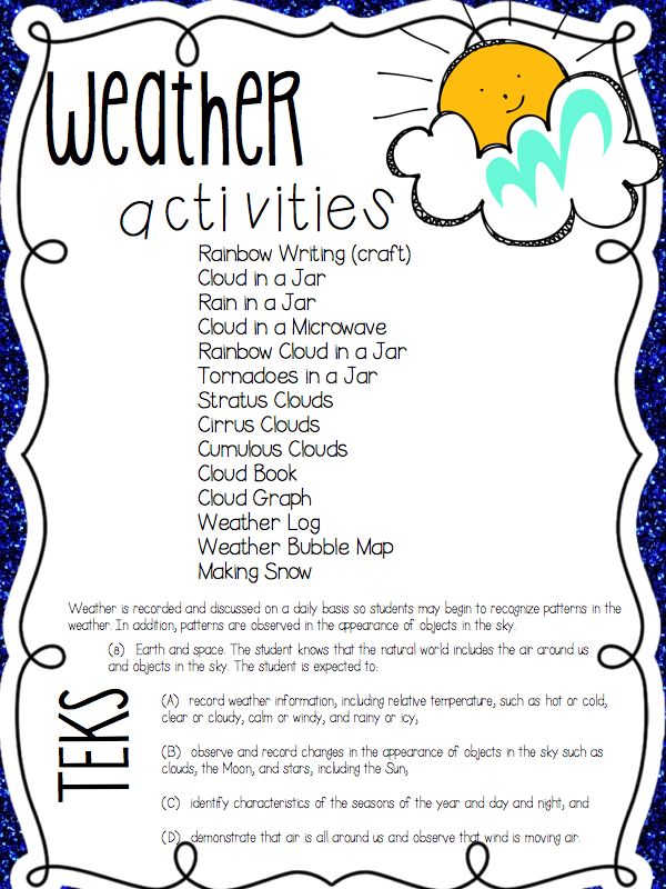 Weather Activities 7