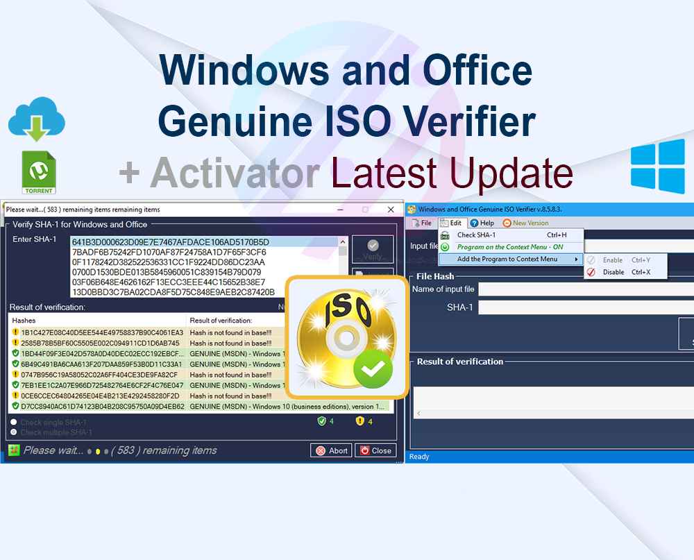 Windows and Office Genuine ISO Verifier 11.22.45.24