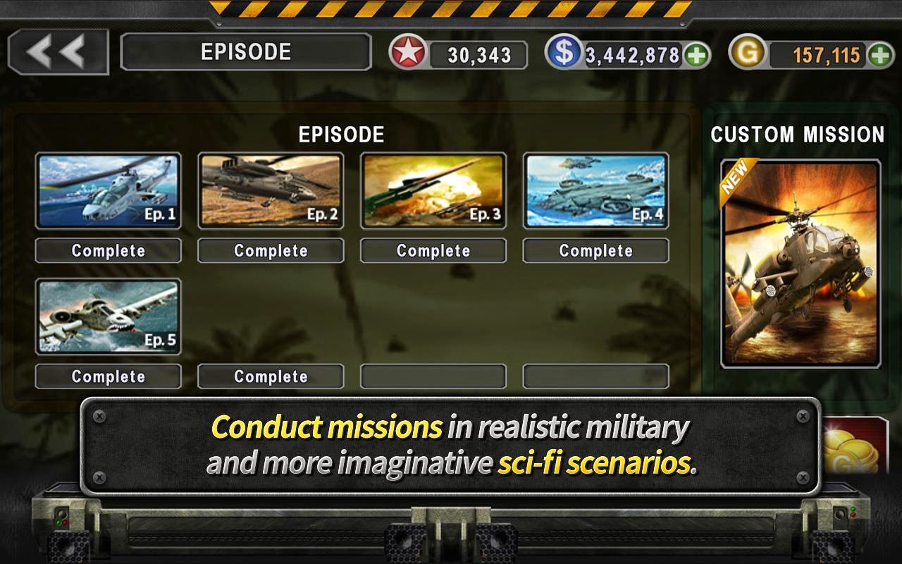 Gunship Battle: Helicopter 3D 1.3.8 APK for Android