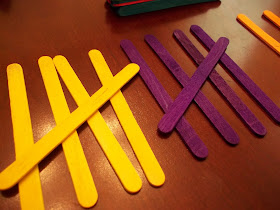 craft stick tally marks