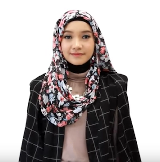 Tutorial Menggunakan Hijab Floral Yang Simple Terbaru