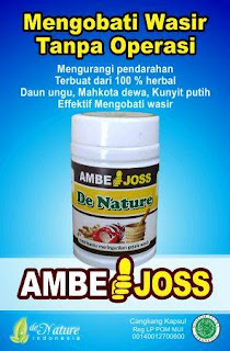 Ambejoss denature amph obati ambeien atau wasir Ambe Joss