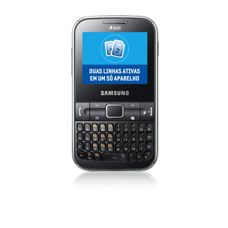 Samsung Chat en 322 con dual sim diseño externo