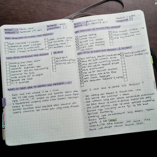 bujo for blogger