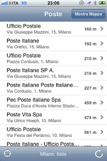 L'app Uffici Poste, per ricercare gli uffici postali vicino a te.