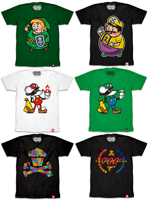 The Johnny Cupcakes Video Game T-Shirt Collection Part 2