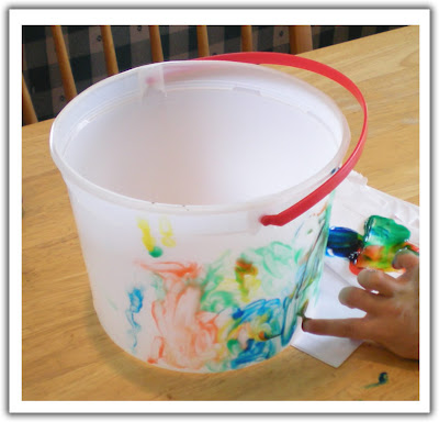 Ice Cream Bucket Tote for Kids Toys