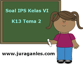 Berikut ini ialah pola latihan Soal IPS Kelas  Soal IPS Kelas 6 Semester 1 K13 Tahun Ajaran 2019/2020