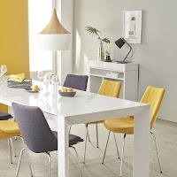 Gris y amarillo : Tendencia de color del 2021 para el hogar