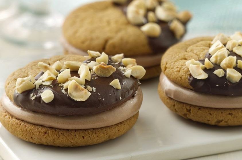 Resep Peanut Butter Chocolate Sandwich Cookies