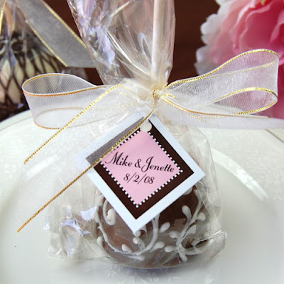 wedding cake pops