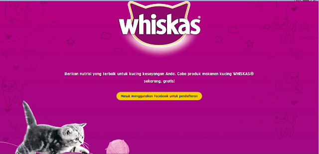 Cara mendapatkan Whiskas Gratis