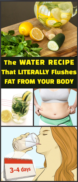 Water Recipe That Can Flush Away Fats!