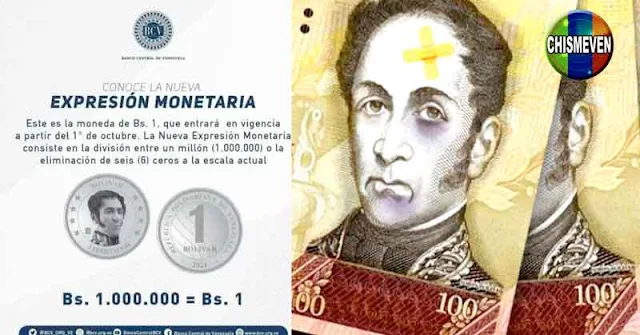 Maduro anuncia nueva devaluación del Bolívar en un millón porciento 1.000.000%