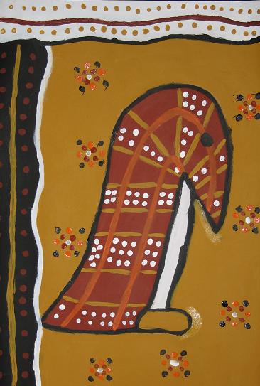 aboriginal art animals. Aboriginal Art – Patience is a