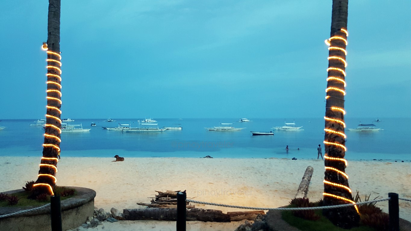 breathtaking panorama at Alona Beach, Panglao, Bohol