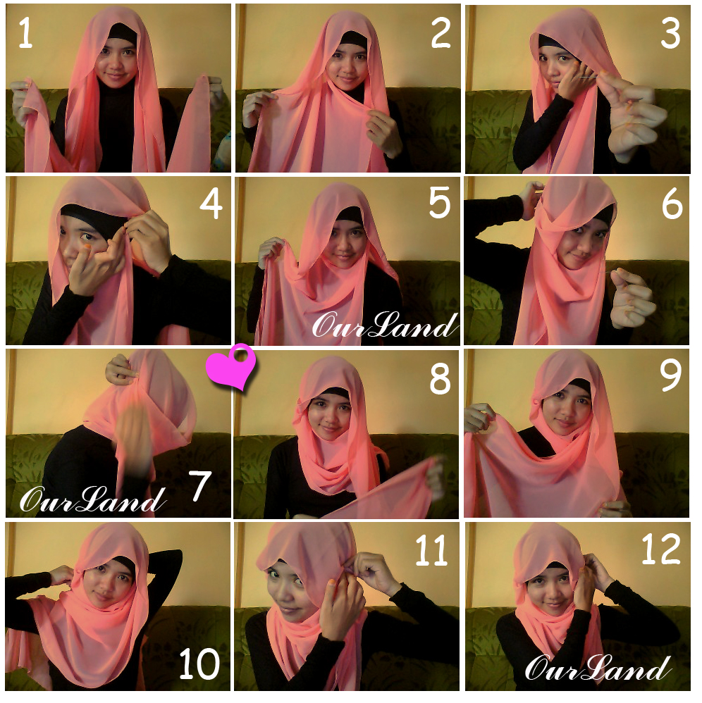 Hijabers Tutorial Sakinah Tutorial Hijab Indonesia Turban Gaya Retro