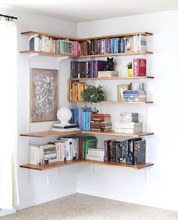 Minimalist Book Storage Area