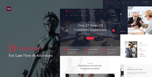 Best Law firm & Attorneys Website Template