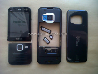 Casing Nokia N78 Fullset Black 