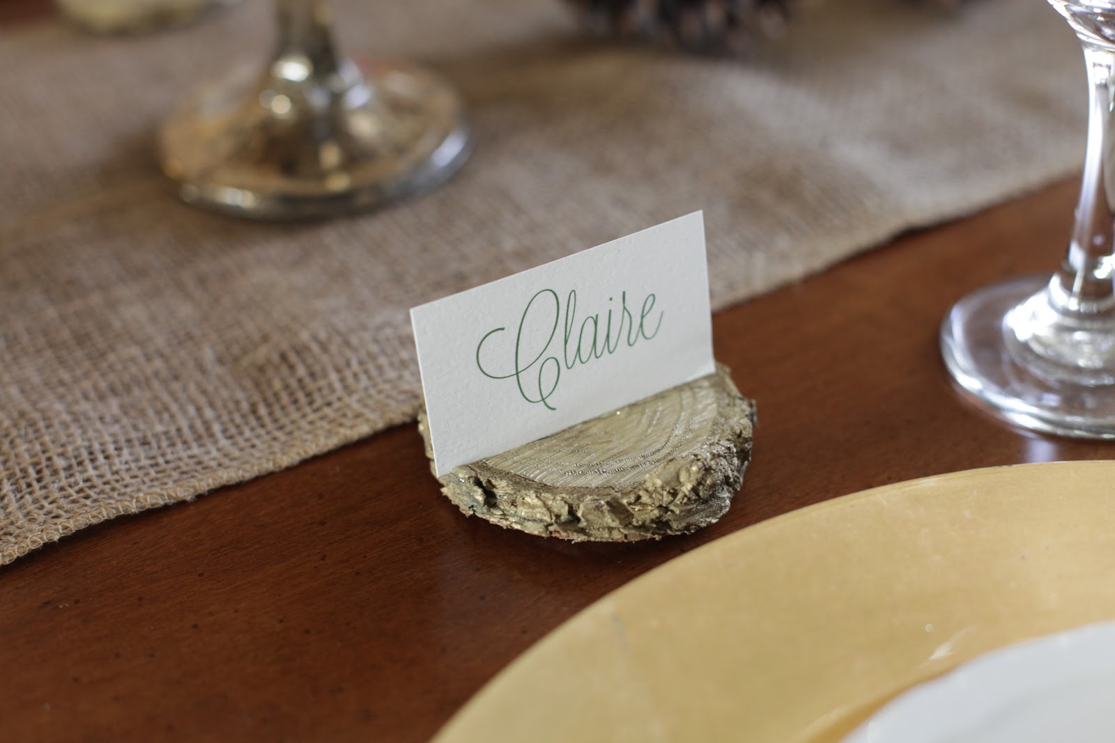 DIY Place Card Holders