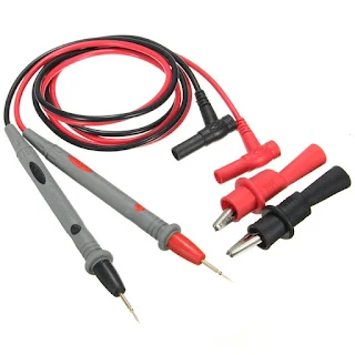 Easy connect to universal digital multimeter test probe lead with ultra-sharp pin standard banana plug - 10mm plug insertion depth