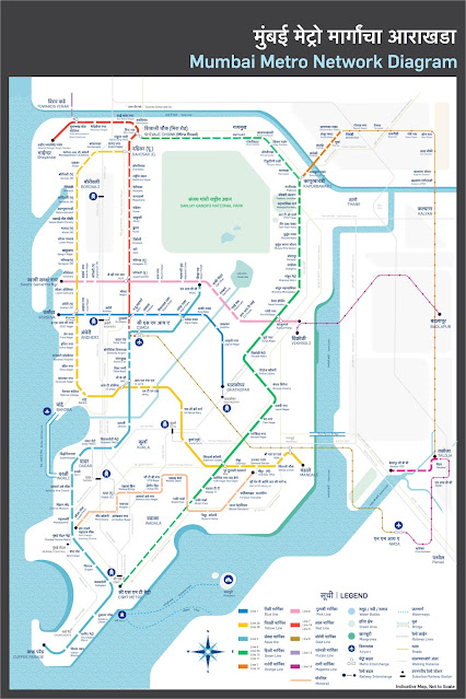 Mumbai Metro Map 2023