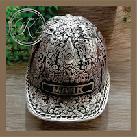 Helm Ukir Alumunium Mark