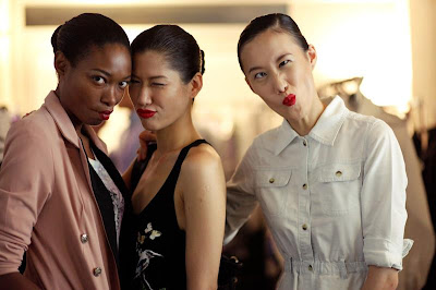 Models backstage at Digital Fashion Week Singapore