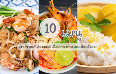 แนะนำ 10 เมนูอาหารไทยที่ต้องลอง!! สำหรับผู้มาเยือนประเทศไทยเป็นครั้งแรก OHO999.com