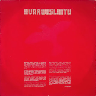 Avaruuslintu "Avaruuslintu"1976 Finland Political Folk Rock