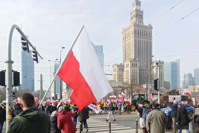 Relacja z protestu rolników 