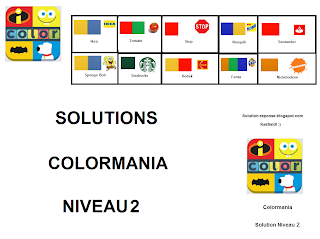 Solution colormania niveau 2
