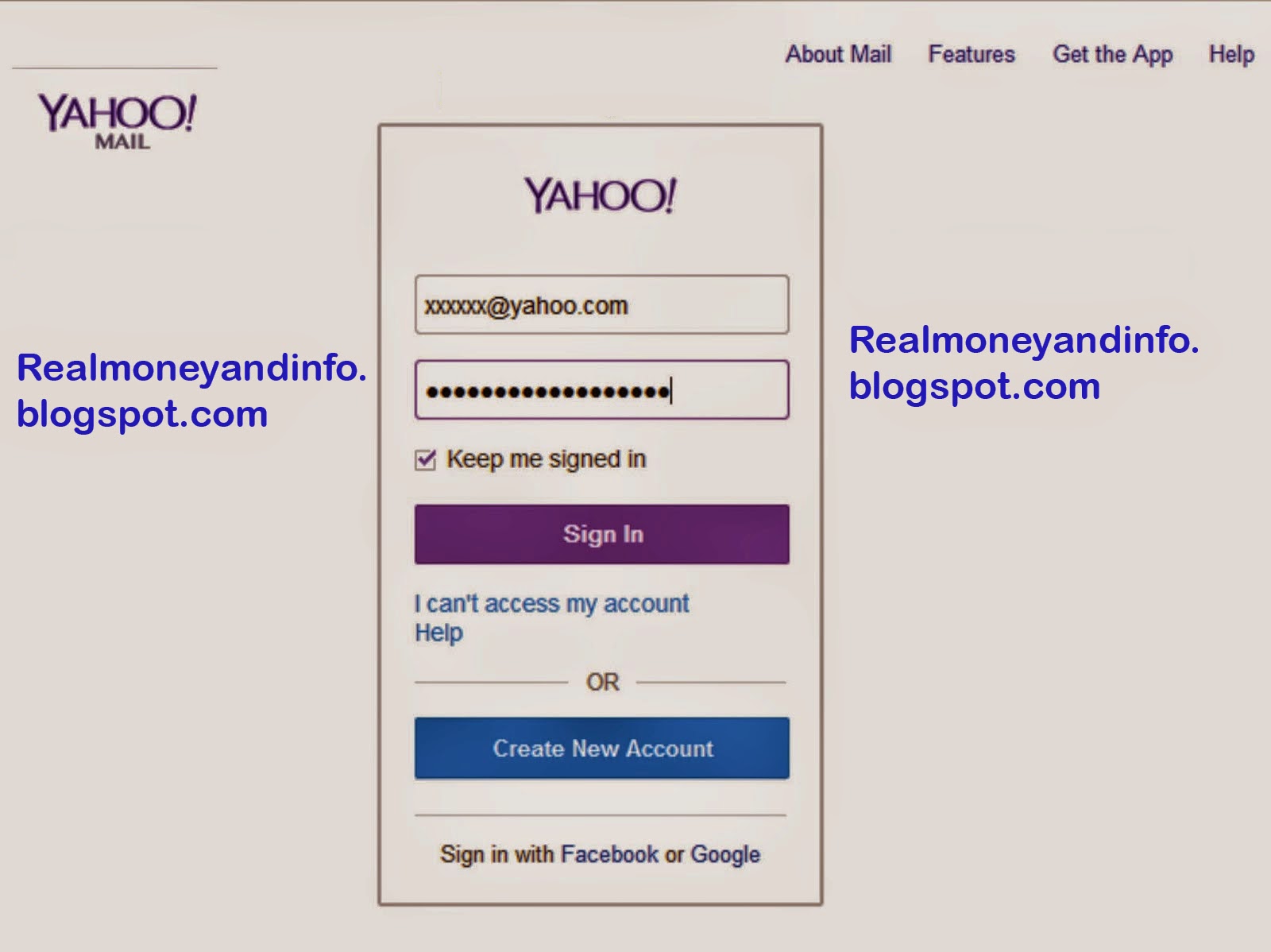 Yahoo mail sign in log in