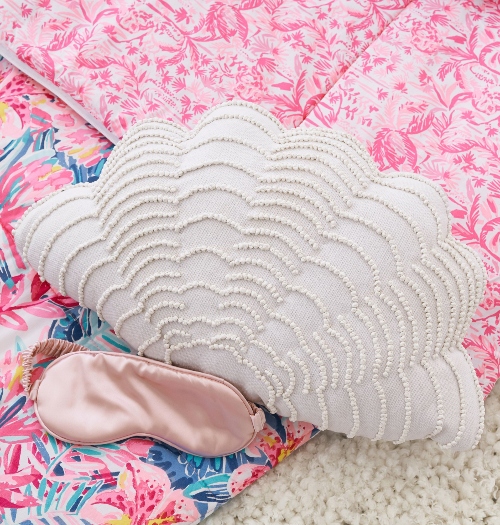 White Shell Pillow