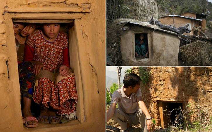 Resultado de imagem para O Ritual Chhaupadi: O Cruel, Perverso e Mortal Isolamento Mensal de Mulheres que Ã© Praticado hÃ¡ SÃ©culos no Nepal