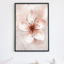 Shop flower paintings framed print wall frame in Abuja, Nigeria