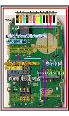 NOKIA 101 LCD LINE Solution 